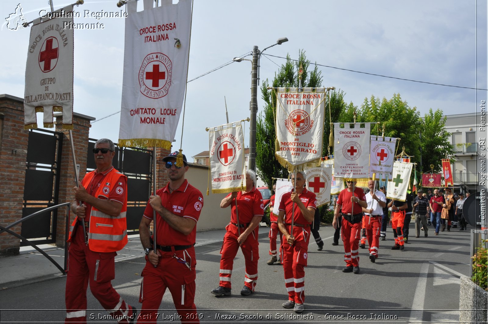 S.Damiano d'Asti 7 Luglio 2019 - Mezzo Secolo di Solidariet - Croce Rossa Italiana - Comitato Regionale del Piemonte