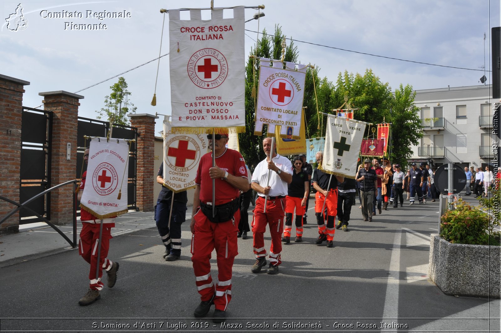 S.Damiano d'Asti 7 Luglio 2019 - Mezzo Secolo di Solidariet - Croce Rossa Italiana - Comitato Regionale del Piemonte