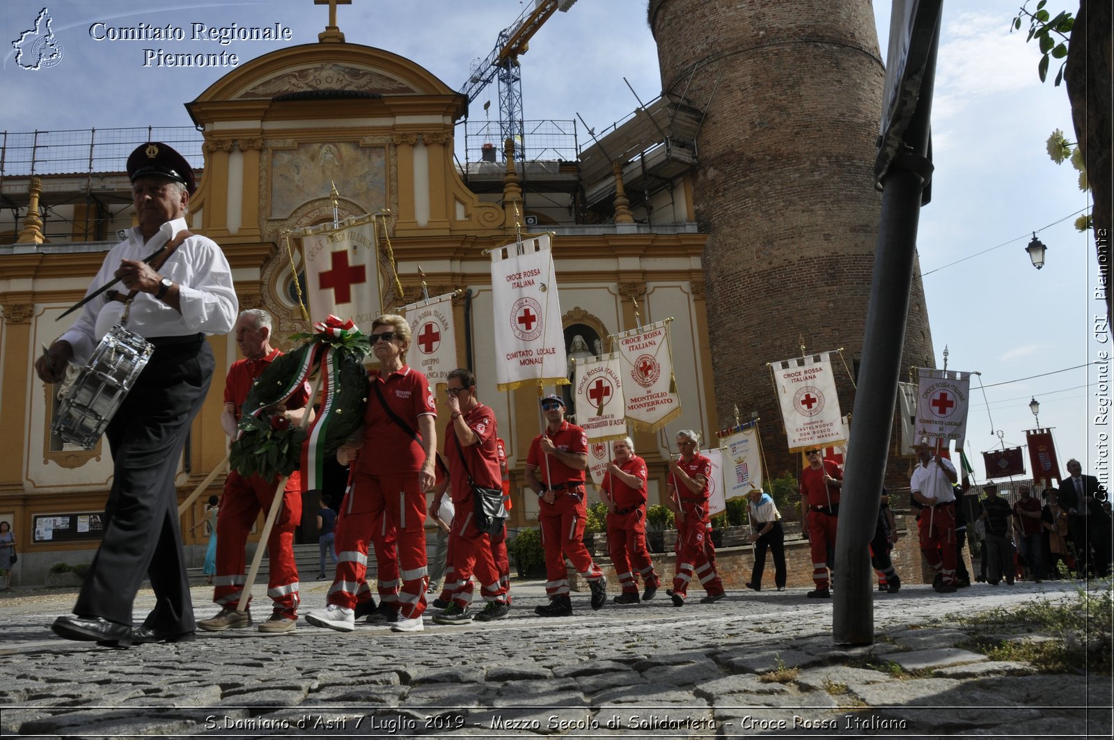 S.Damiano d'Asti 7 Luglio 2019 - Mezzo Secolo di Solidariet - Croce Rossa Italiana - Comitato Regionale del Piemonte