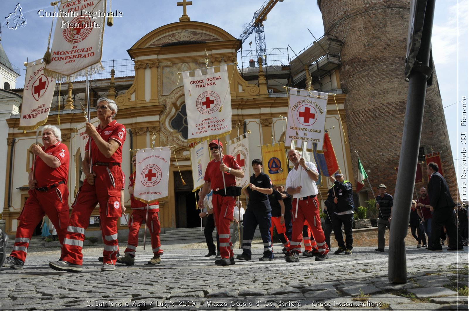 S.Damiano d'Asti 7 Luglio 2019 - Mezzo Secolo di Solidariet - Croce Rossa Italiana - Comitato Regionale del Piemonte