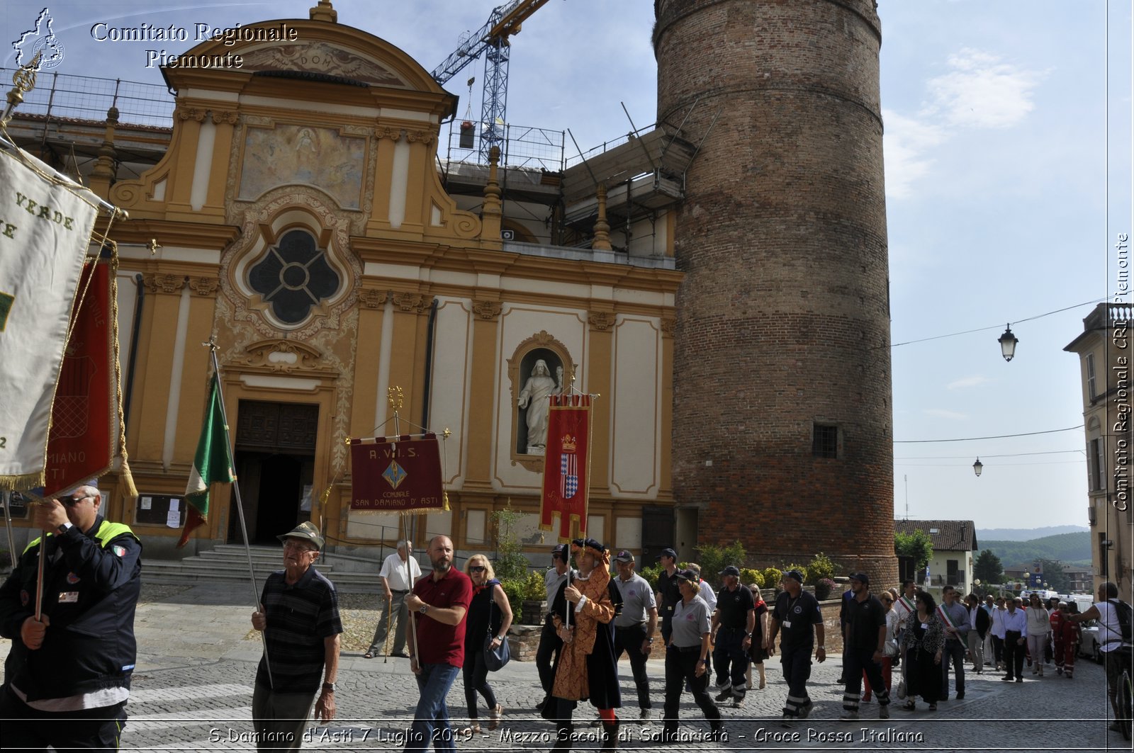 S.Damiano d'Asti 7 Luglio 2019 - Mezzo Secolo di Solidariet - Croce Rossa Italiana - Comitato Regionale del Piemonte