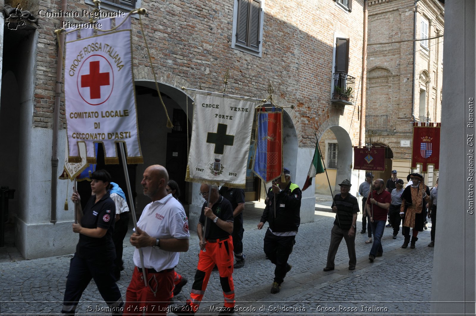 S.Damiano d'Asti 7 Luglio 2019 - Mezzo Secolo di Solidariet - Croce Rossa Italiana - Comitato Regionale del Piemonte