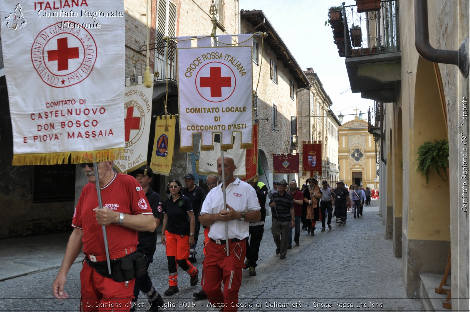 S.Damiano d'Asti 7 Luglio 2019 - Mezzo Secolo di Solidariet - Croce Rossa Italiana - Comitato Regionale del Piemonte