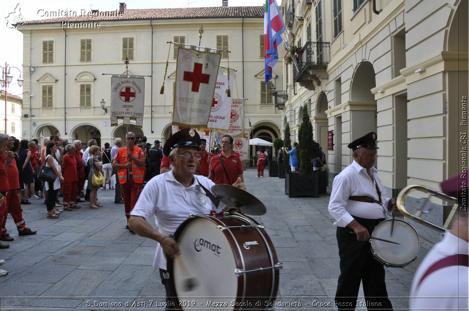 S.Damiano d'Asti 7 Luglio 2019 - Mezzo Secolo di Solidariet - Croce Rossa Italiana - Comitato Regionale del Piemonte