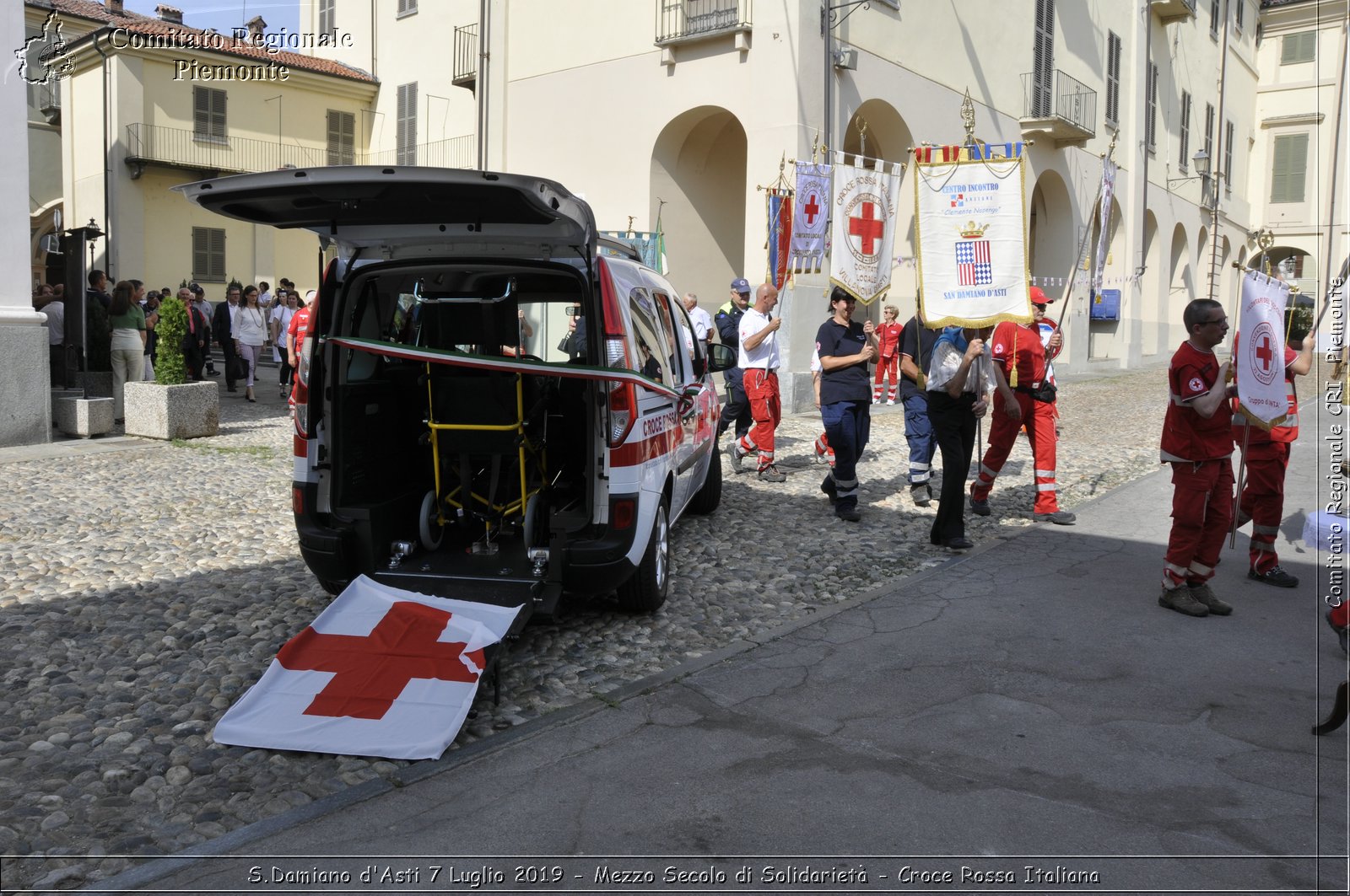 S.Damiano d'Asti 7 Luglio 2019 - Mezzo Secolo di Solidariet - Croce Rossa Italiana - Comitato Regionale del Piemonte