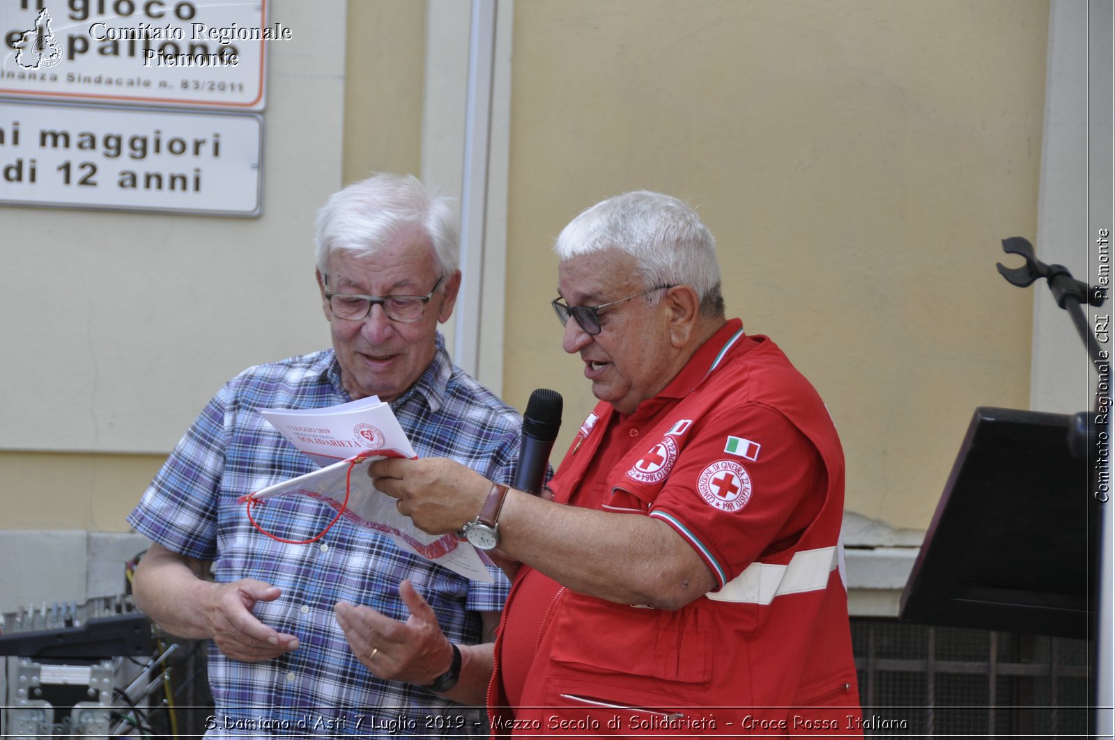 S.Damiano d'Asti 7 Luglio 2019 - Mezzo Secolo di Solidariet - Croce Rossa Italiana - Comitato Regionale del Piemonte