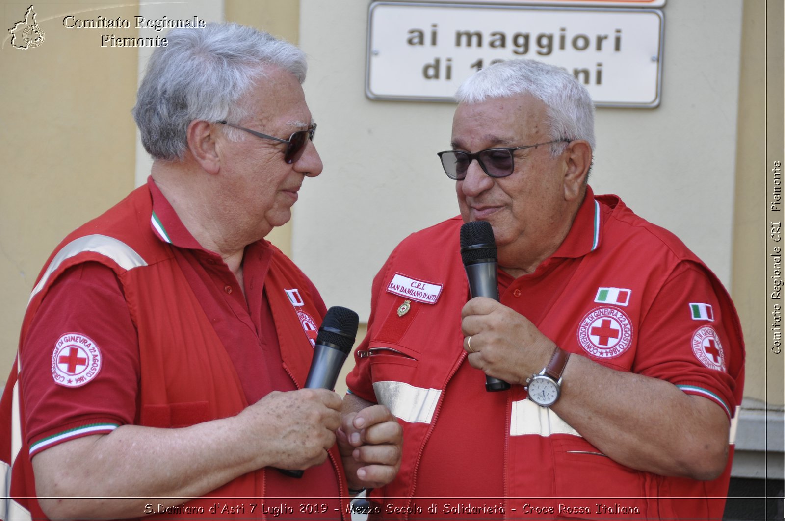 S.Damiano d'Asti 7 Luglio 2019 - Mezzo Secolo di Solidariet - Croce Rossa Italiana - Comitato Regionale del Piemonte