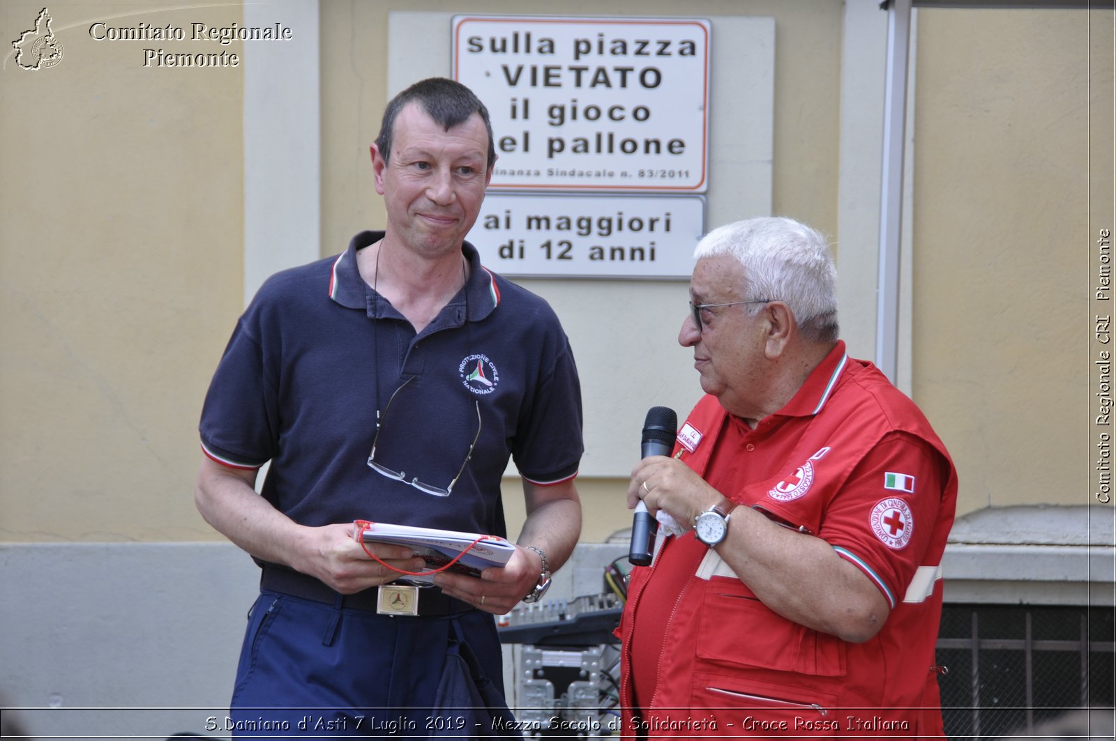 S.Damiano d'Asti 7 Luglio 2019 - Mezzo Secolo di Solidariet - Croce Rossa Italiana - Comitato Regionale del Piemonte