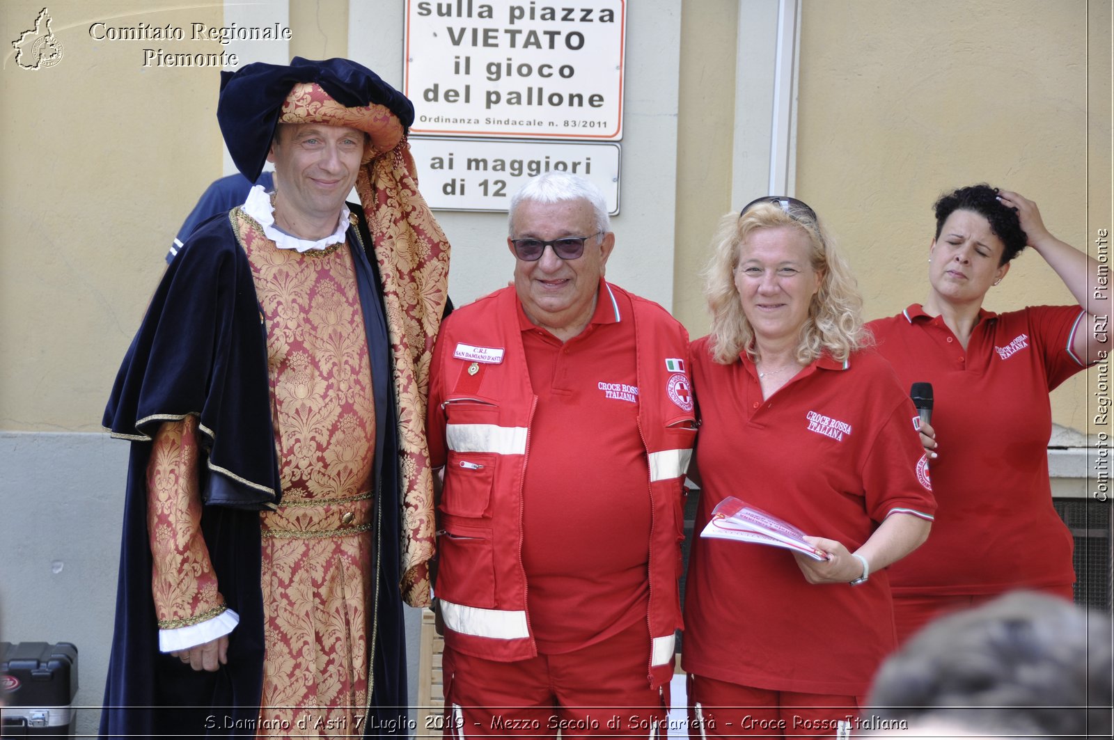 S.Damiano d'Asti 7 Luglio 2019 - Mezzo Secolo di Solidariet - Croce Rossa Italiana - Comitato Regionale del Piemonte