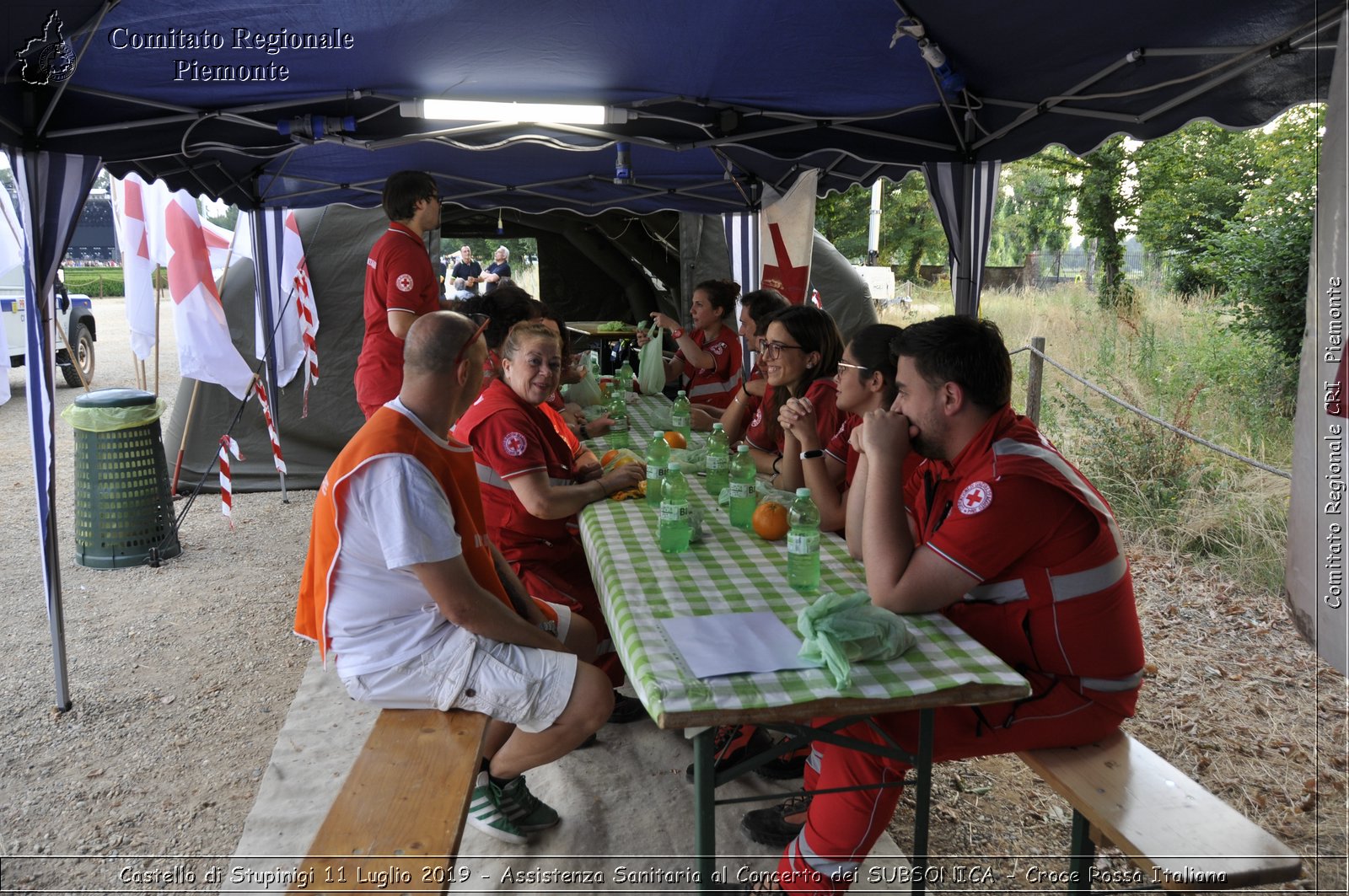 Castello di Stupinigi 11 Luglio 2019 - Assistenza Sanitaria al Concerto dei SUBSONICA - Croce Rossa Italiana - Comitato Regionale del Piemonte