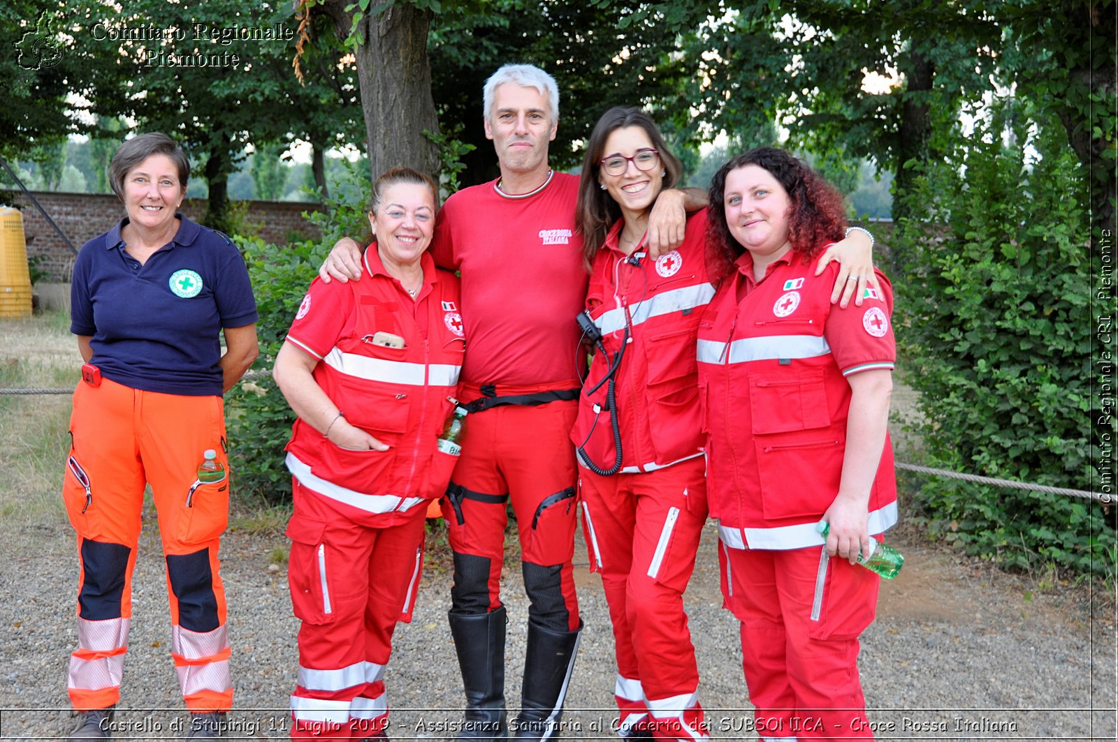 Castello di Stupinigi 11 Luglio 2019 - Assistenza Sanitaria al Concerto dei SUBSONICA - Croce Rossa Italiana - Comitato Regionale del Piemonte