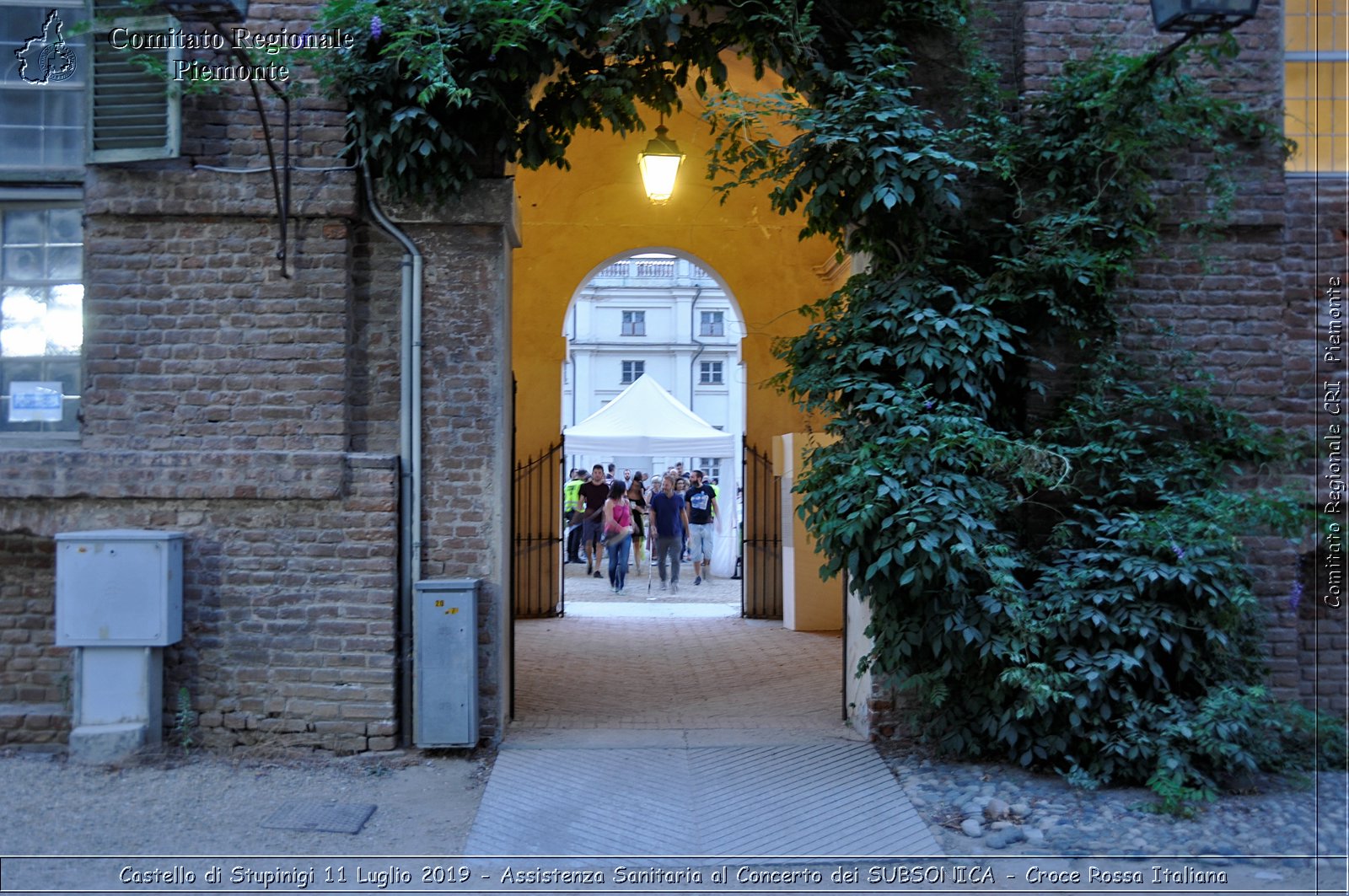 Castello di Stupinigi 11 Luglio 2019 - Assistenza Sanitaria al Concerto dei SUBSONICA - Croce Rossa Italiana - Comitato Regionale del Piemonte