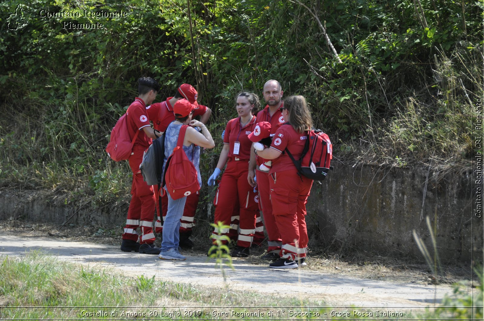 Castello di Annone 20 Luglio 2019 - Gara Regionale di 1 Soccorso - Croce Rossa Italiana - Comitato Regionale del Piemonte