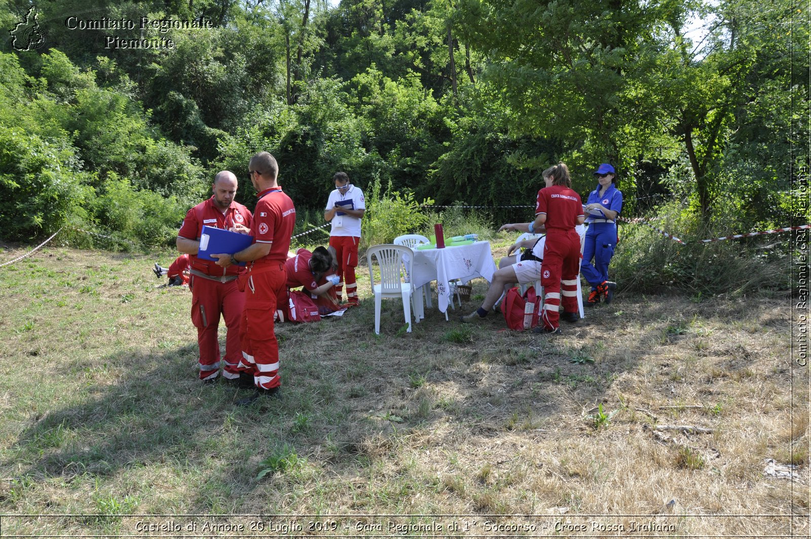 Castello di Annone 20 Luglio 2019 - Gara Regionale di 1 Soccorso - Croce Rossa Italiana - Comitato Regionale del Piemonte