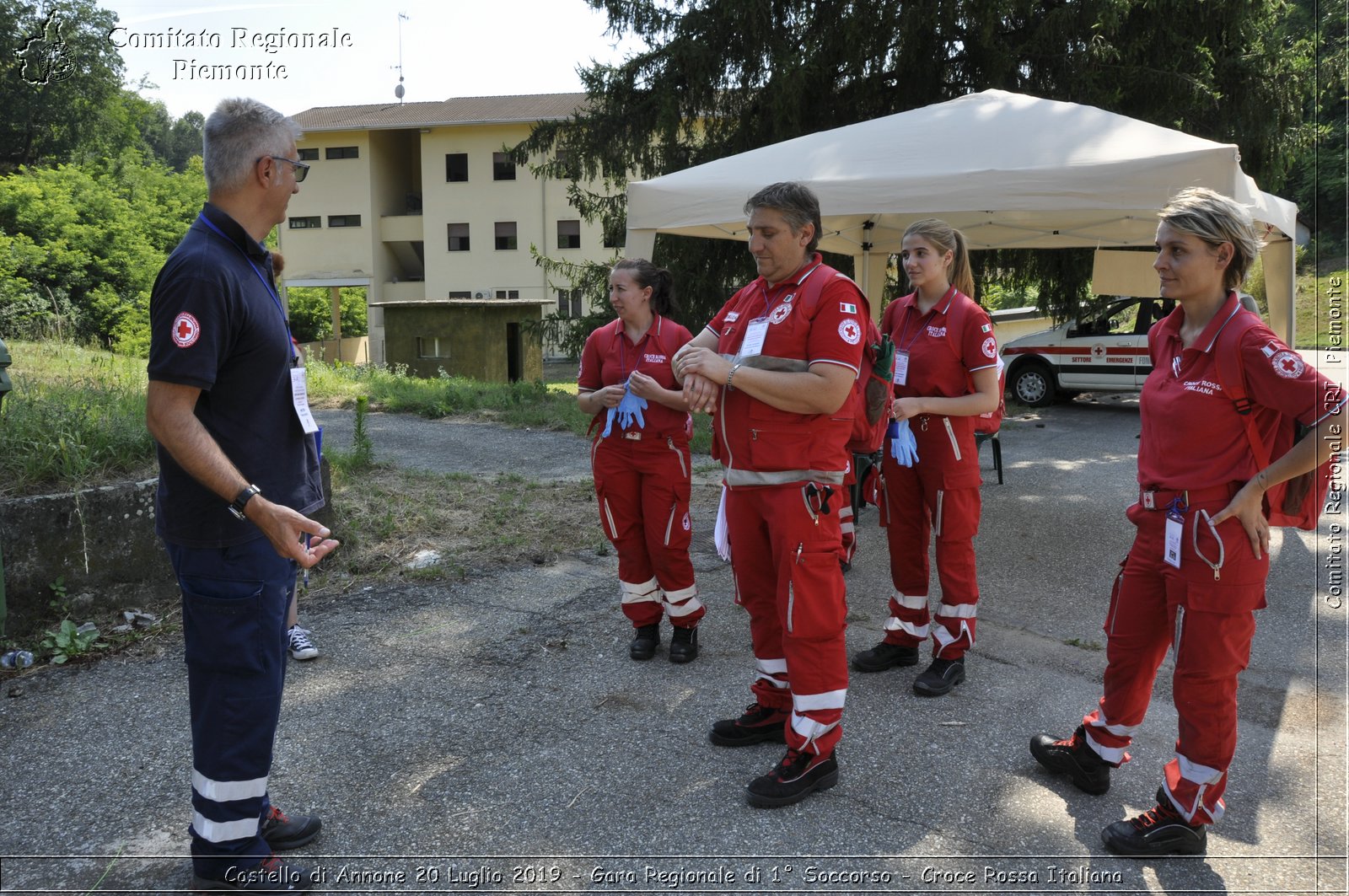 Castello di Annone 20 Luglio 2019 - Gara Regionale di 1 Soccorso - Croce Rossa Italiana - Comitato Regionale del Piemonte