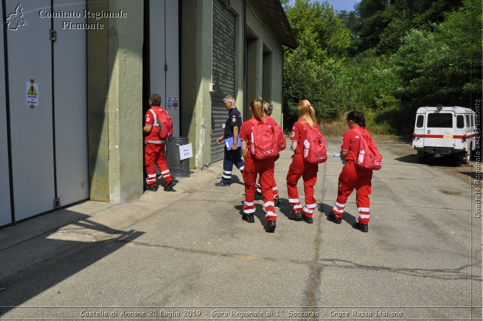 Castello di Annone 20 Luglio 2019 - Gara Regionale di 1 Soccorso - Croce Rossa Italiana - Comitato Regionale del Piemonte