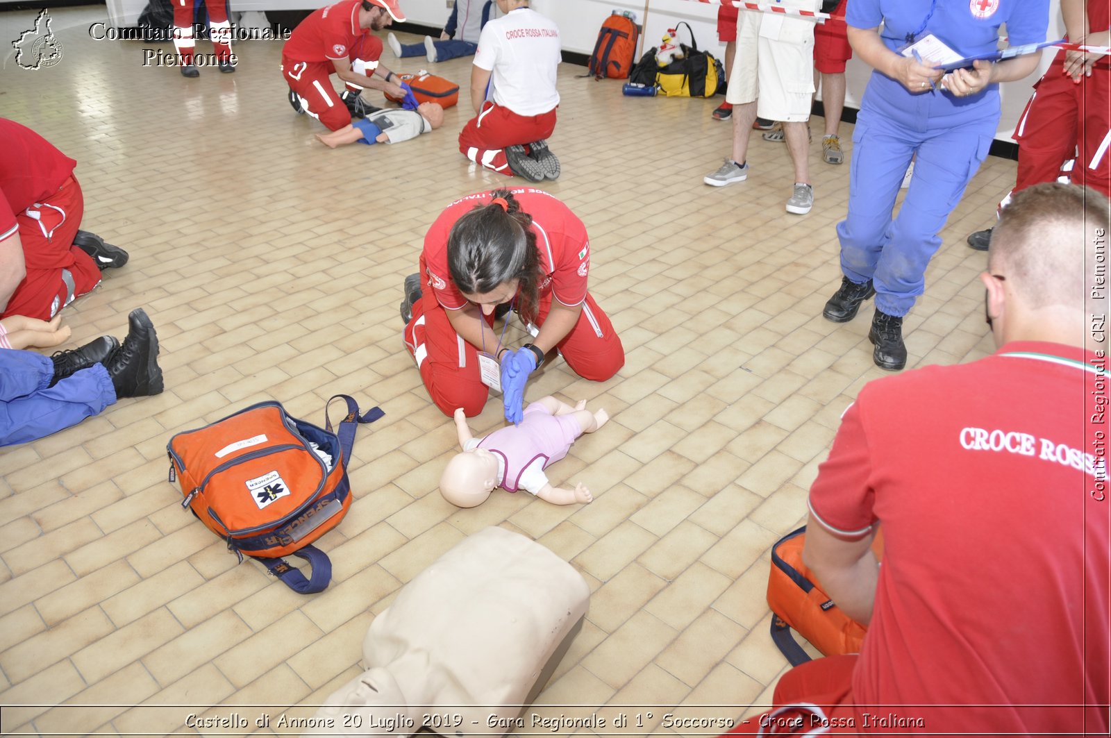 Castello di Annone 20 Luglio 2019 - Gara Regionale di 1 Soccorso - Croce Rossa Italiana - Comitato Regionale del Piemonte