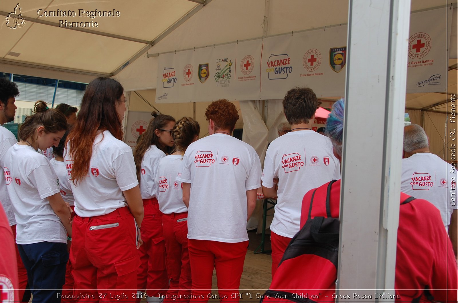 Roccapietra 27 Luglio 2019 - Inaugurazione Campo CRI "I Care Your Children" - Croce Rossa Italiana - Comitato Regionale del Piemonte