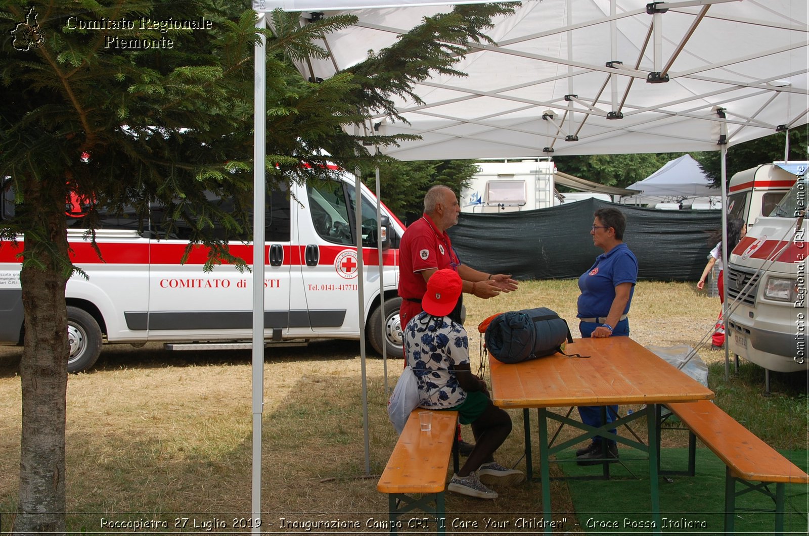 Roccapietra 27 Luglio 2019 - Inaugurazione Campo CRI "I Care Your Children" - Croce Rossa Italiana - Comitato Regionale del Piemonte