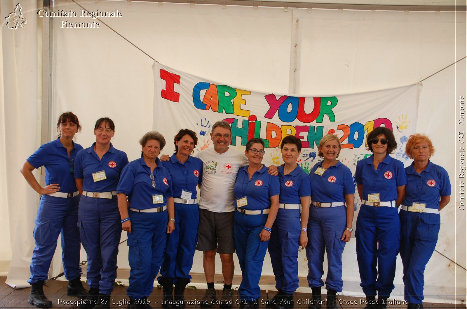 Roccapietra 27 Luglio 2019 - Inaugurazione Campo CRI "I Care Your Children" - Croce Rossa Italiana - Comitato Regionale del Piemonte