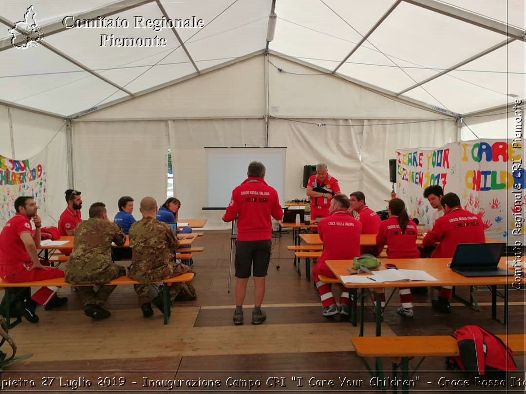 Roccapietra 27 Luglio 2019 - Inaugurazione Campo CRI "I Care Your Children" - Croce Rossa Italiana - Comitato Regionale del Piemonte