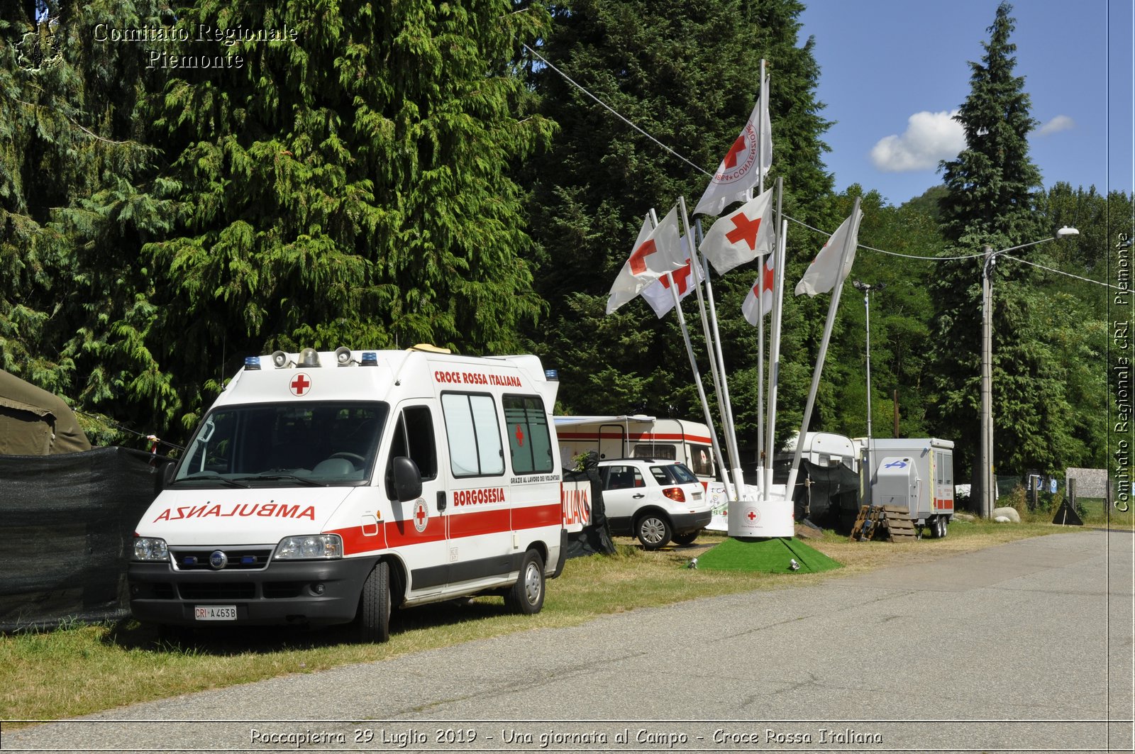 Roccapietra 29 Luglio 2019 - Una giornata al Campo - Croce Rossa Italiana - Comitato Regionale del Piemonte