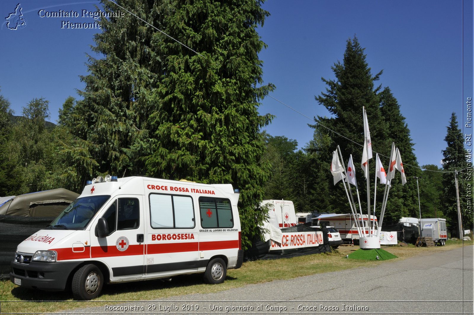 Roccapietra 29 Luglio 2019 - Una giornata al Campo - Croce Rossa Italiana - Comitato Regionale del Piemonte