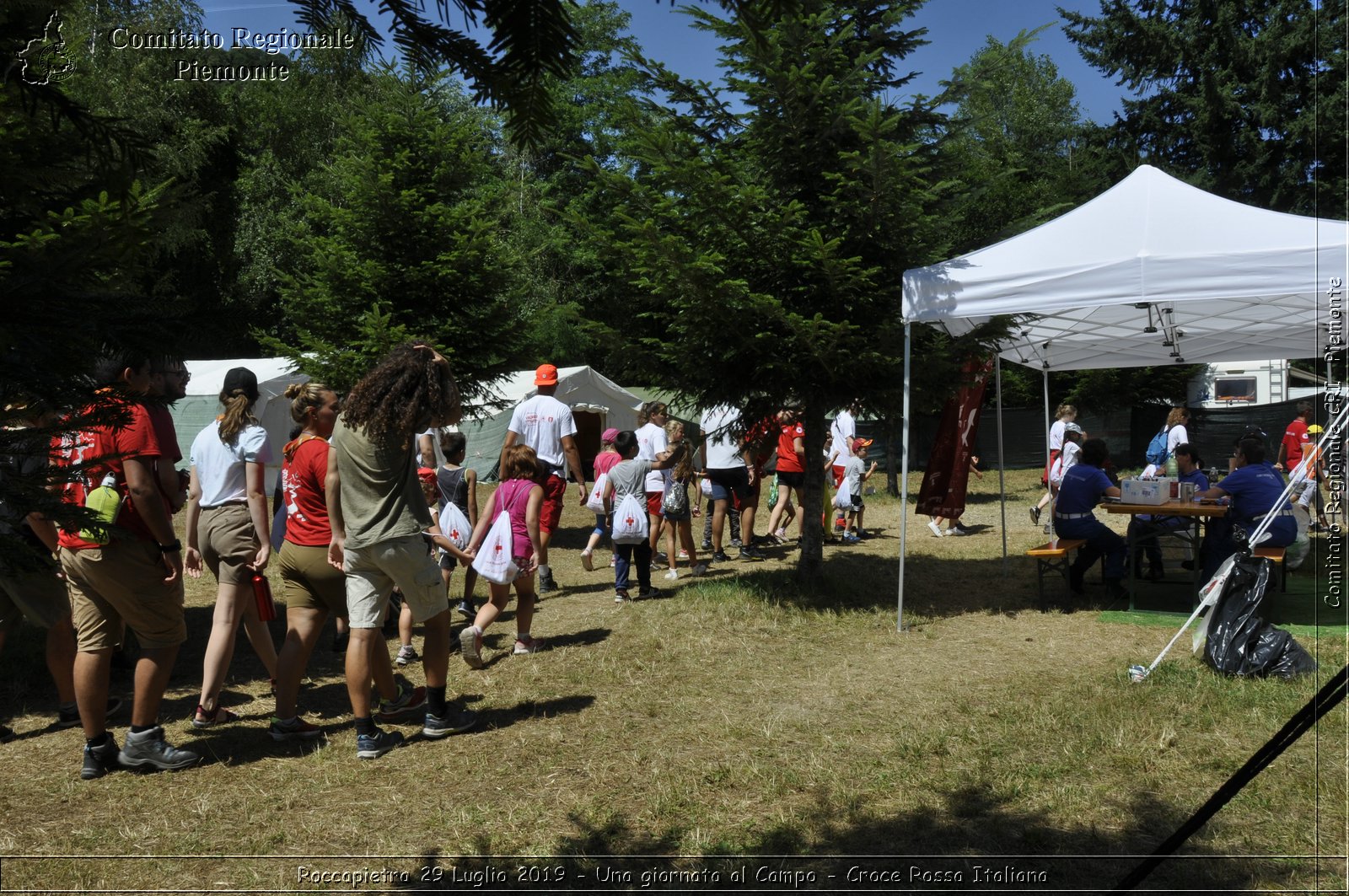 Roccapietra 29 Luglio 2019 - Una giornata al Campo - Croce Rossa Italiana - Comitato Regionale del Piemonte