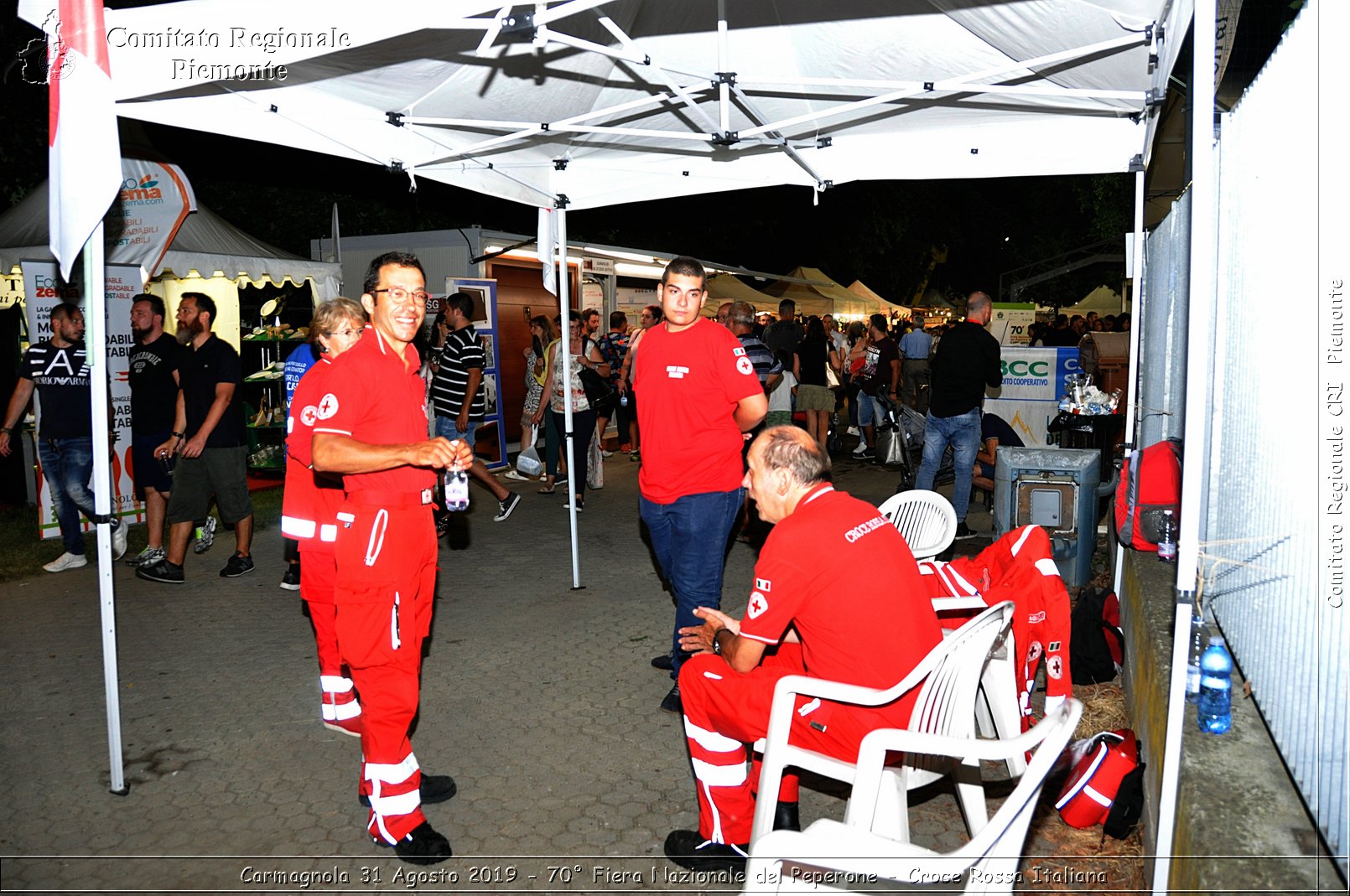 Carmagnola 31 Agosto 2019 - 70 Fiera Nazionale del Peperone - Croce Rossa Italiana - Comitato Regionale CRI Piemonte