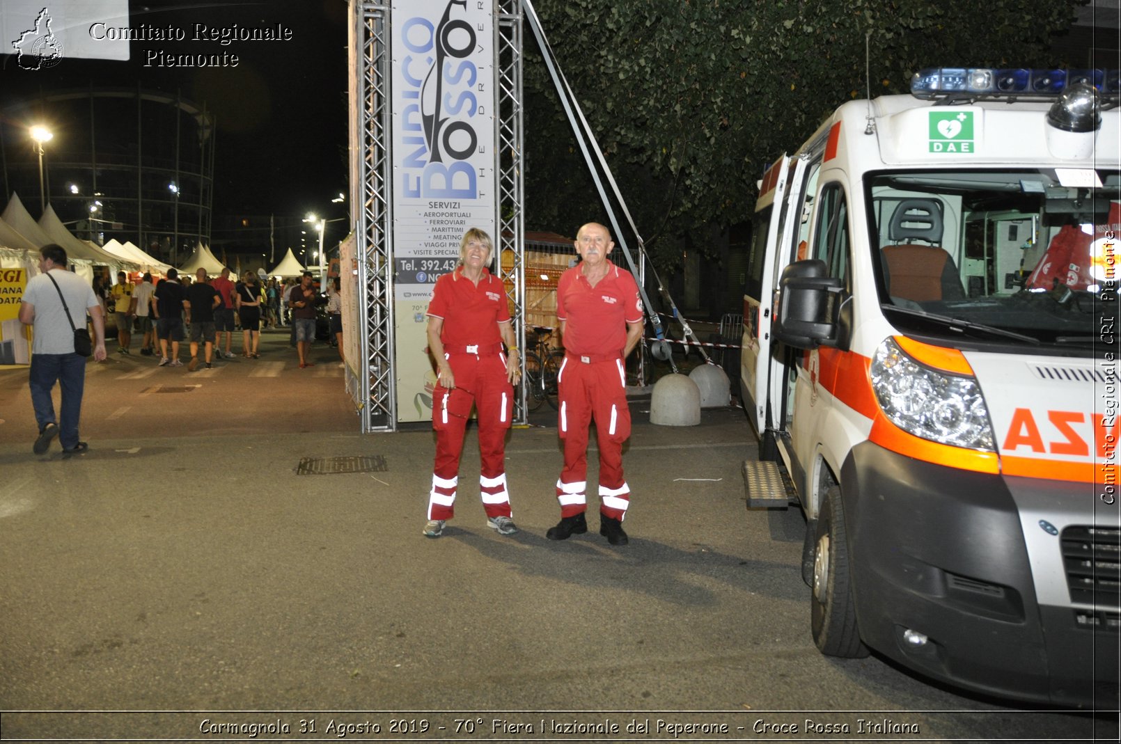 Carmagnola 31 Agosto 2019 - 70 Fiera Nazionale del Peperone - Croce Rossa Italiana - Comitato Regionale CRI Piemonte