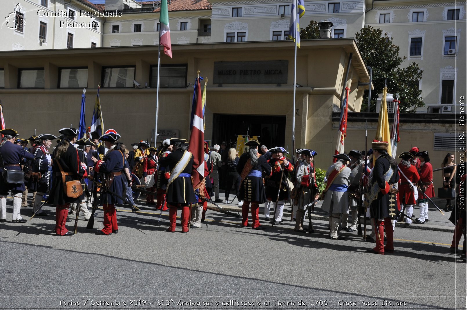 Torino 7 Settembre 2019 - 313 Anniversario dell'assedio di Torino del 1706 - Croce Rossa Italiana