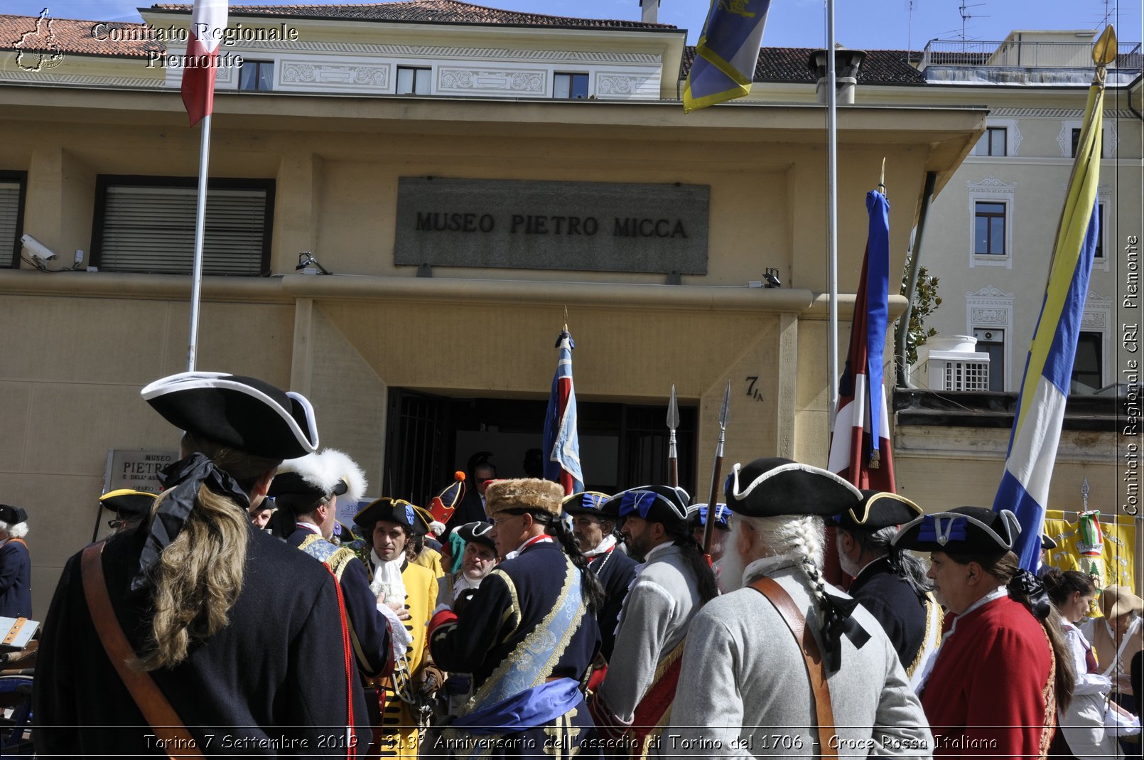 Torino 7 Settembre 2019 - 313 Anniversario dell'assedio di Torino del 1706 - Croce Rossa Italiana