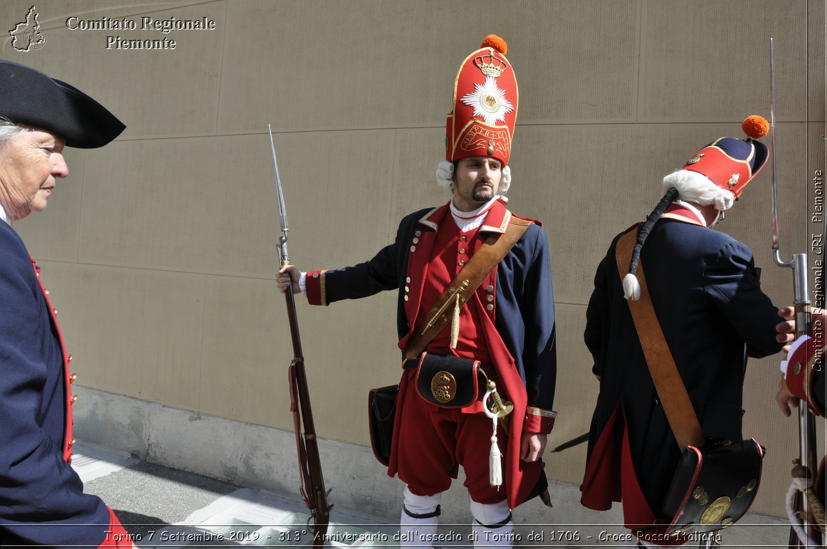 Torino 7 Settembre 2019 - 313 Anniversario dell'assedio di Torino del 1706 - Croce Rossa Italiana