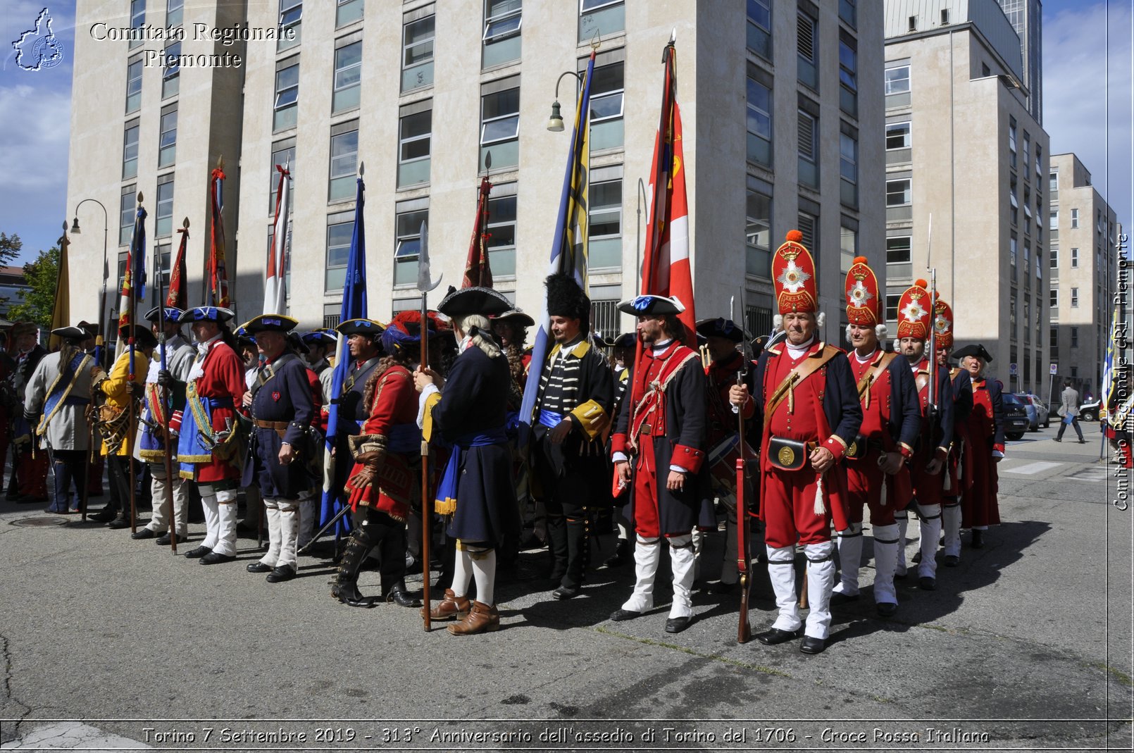 Torino 7 Settembre 2019 - 313 Anniversario dell'assedio di Torino del 1706 - Croce Rossa Italiana