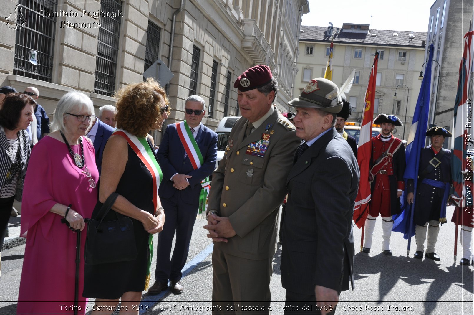 Torino 7 Settembre 2019 - 313 Anniversario dell'assedio di Torino del 1706 - Croce Rossa Italiana