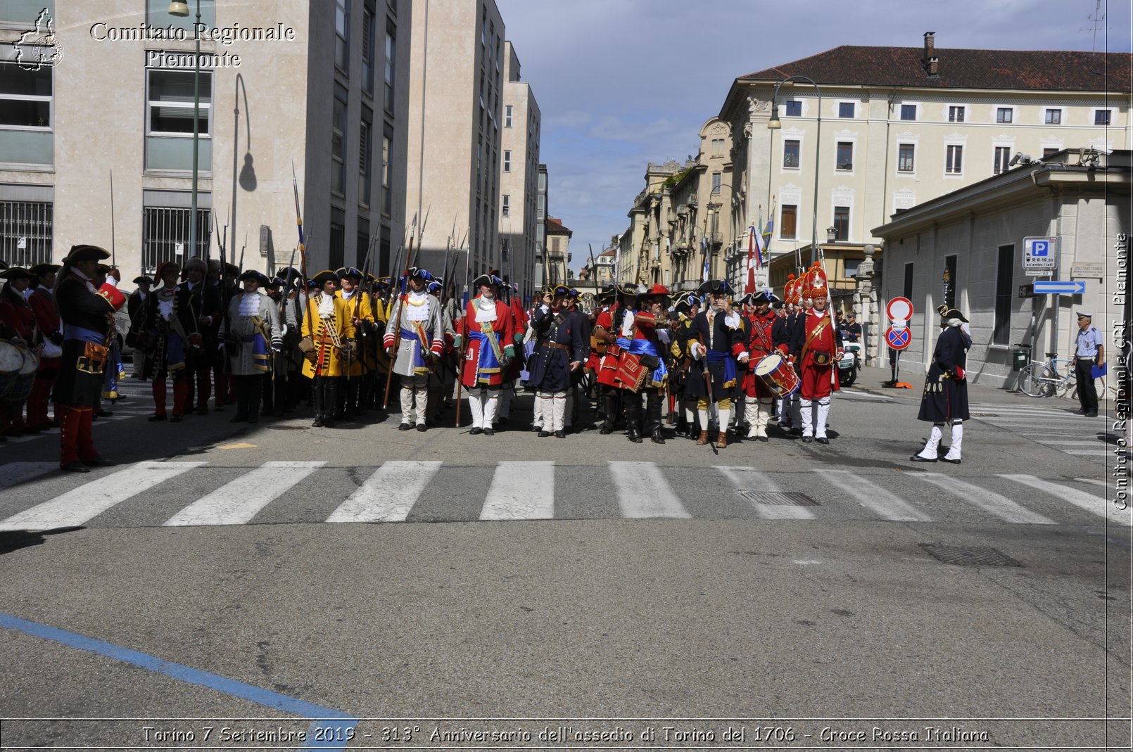 Torino 7 Settembre 2019 - 313 Anniversario dell'assedio di Torino del 1706 - Croce Rossa Italiana