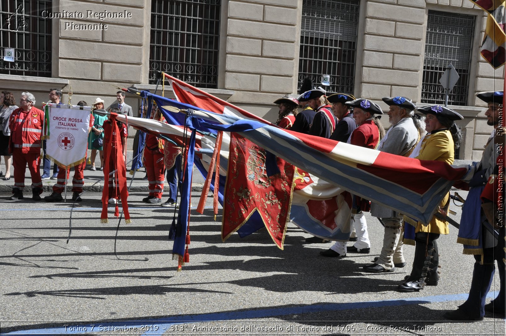 Torino 7 Settembre 2019 - 313 Anniversario dell'assedio di Torino del 1706 - Croce Rossa Italiana