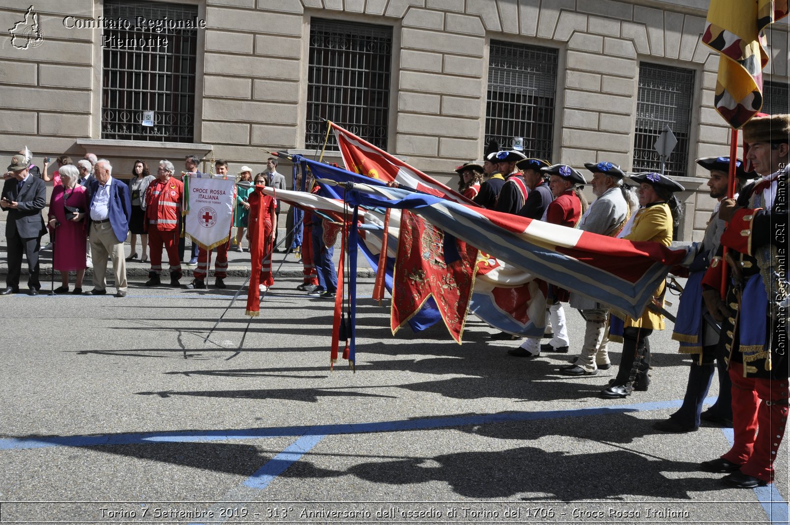 Torino 7 Settembre 2019 - 313 Anniversario dell'assedio di Torino del 1706 - Croce Rossa Italiana