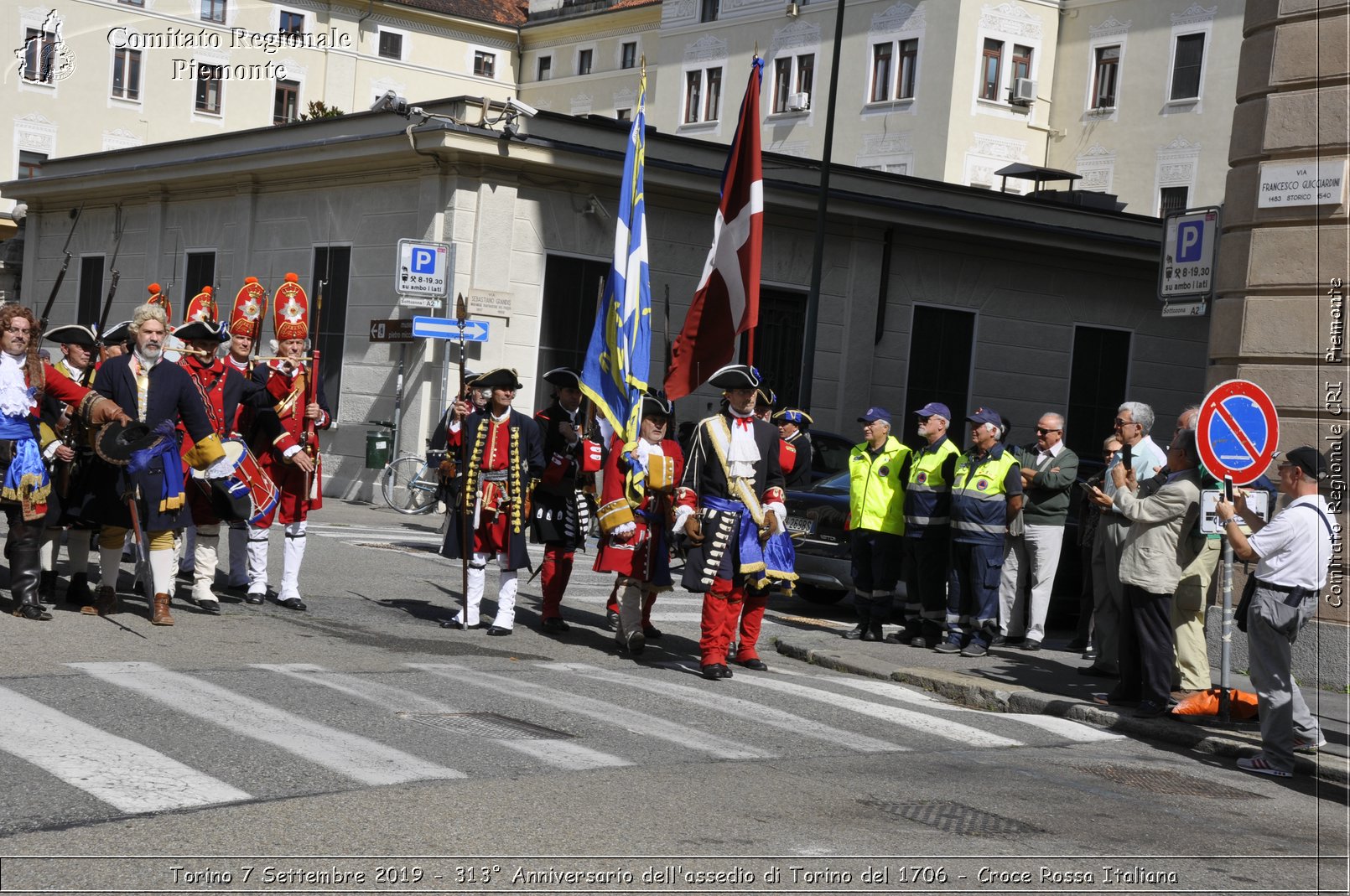 Torino 7 Settembre 2019 - 313 Anniversario dell'assedio di Torino del 1706 - Croce Rossa Italiana