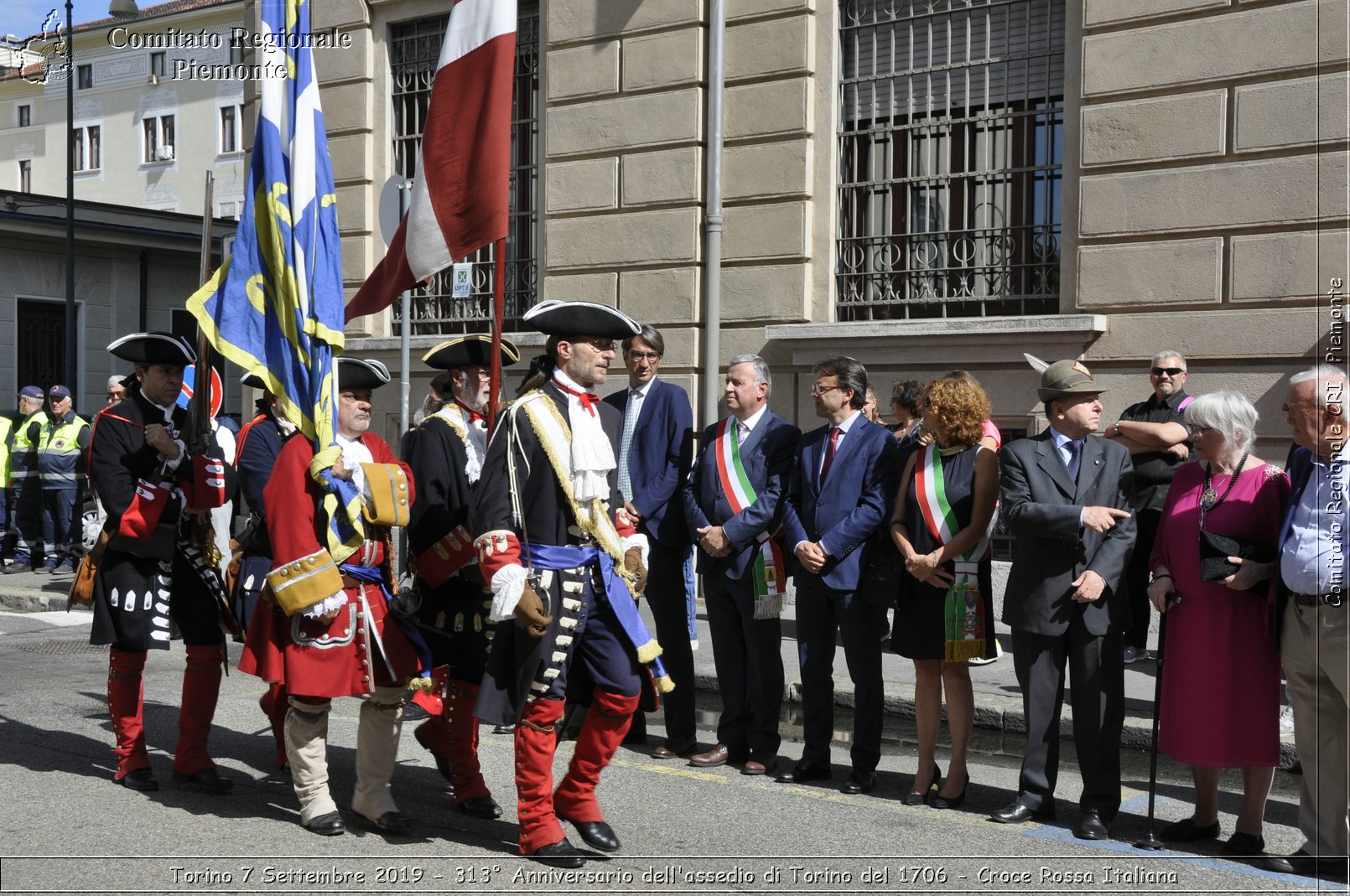 Torino 7 Settembre 2019 - 313 Anniversario dell'assedio di Torino del 1706 - Croce Rossa Italiana