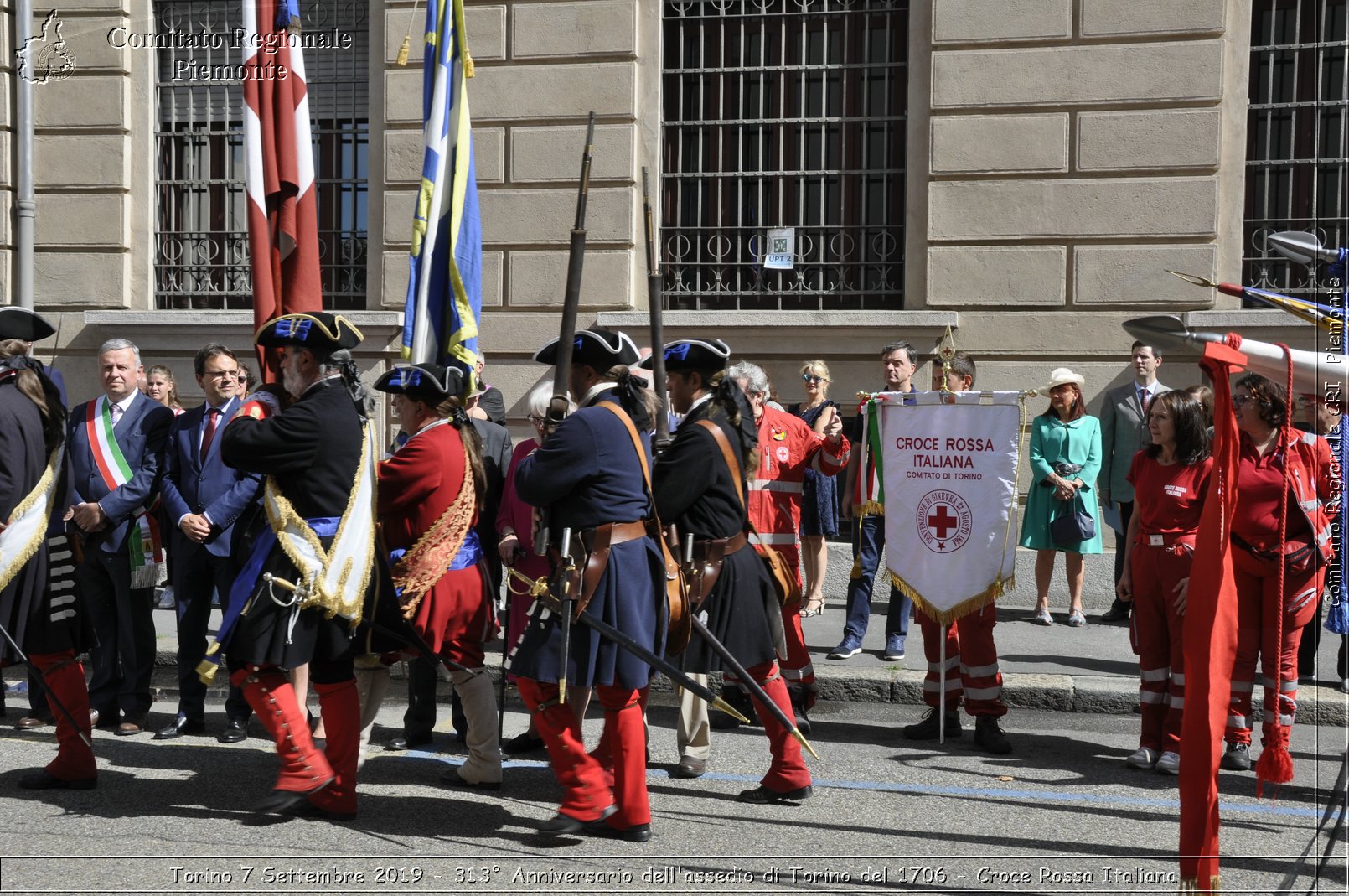 Torino 7 Settembre 2019 - 313 Anniversario dell'assedio di Torino del 1706 - Croce Rossa Italiana