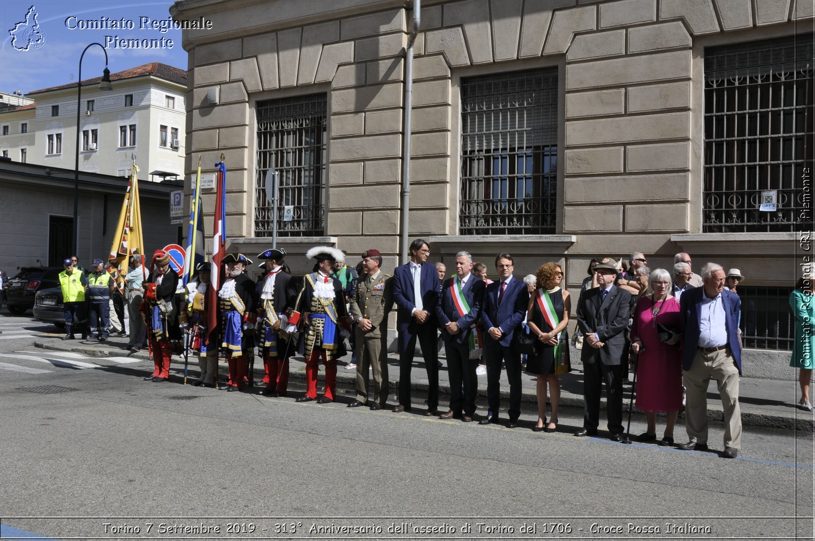 Torino 7 Settembre 2019 - 313 Anniversario dell'assedio di Torino del 1706 - Croce Rossa Italiana