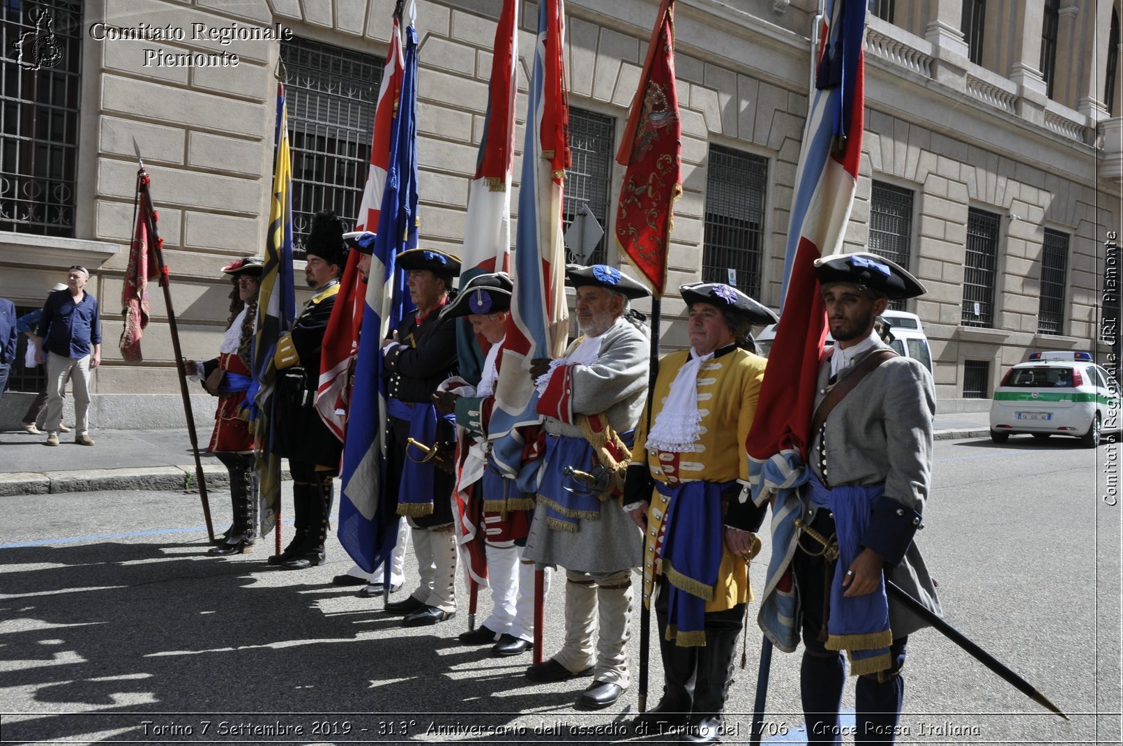 Torino 7 Settembre 2019 - 313 Anniversario dell'assedio di Torino del 1706 - Croce Rossa Italiana