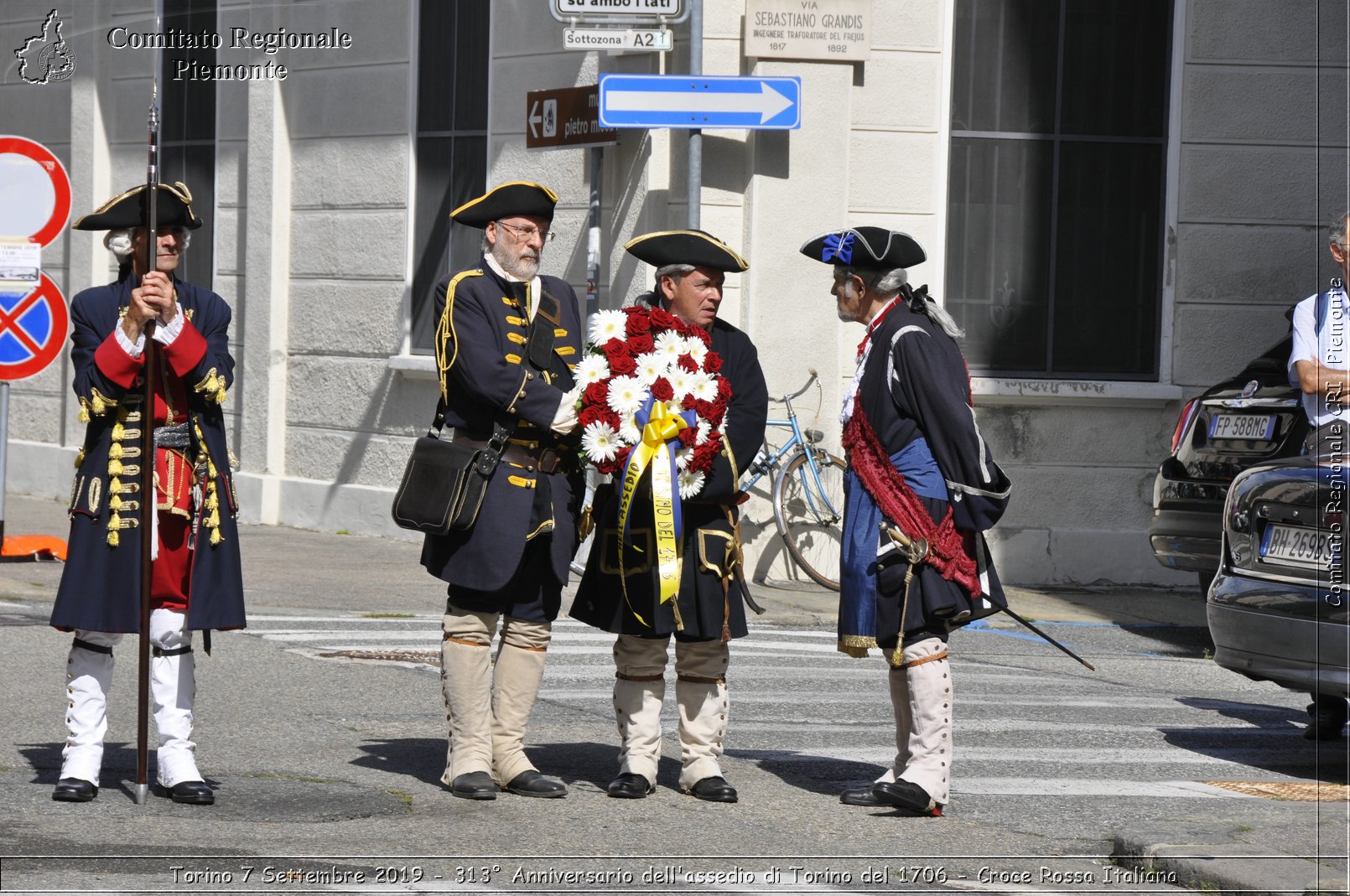 Torino 7 Settembre 2019 - 313 Anniversario dell'assedio di Torino del 1706 - Croce Rossa Italiana