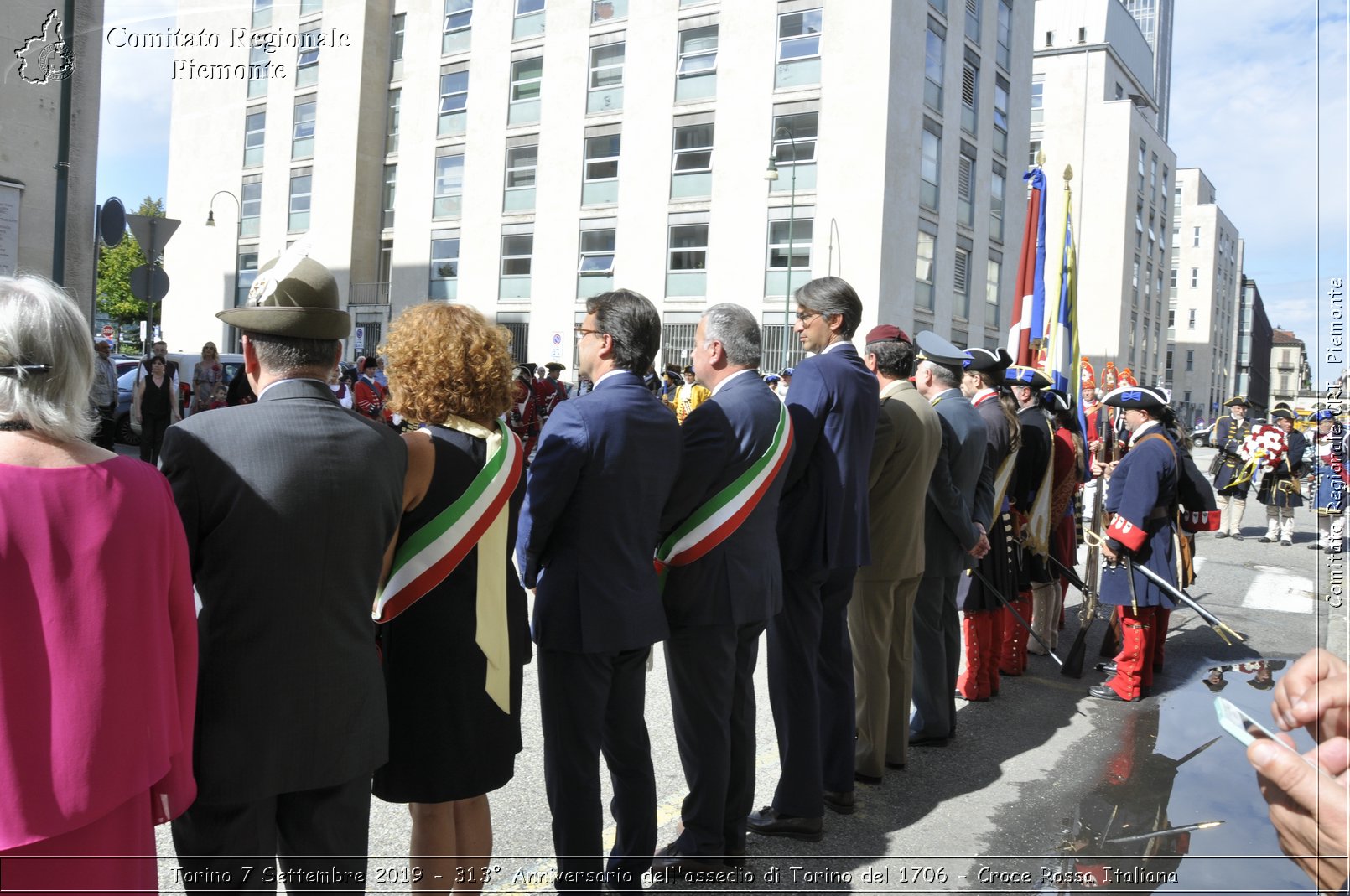 Torino 7 Settembre 2019 - 313 Anniversario dell'assedio di Torino del 1706 - Croce Rossa Italiana