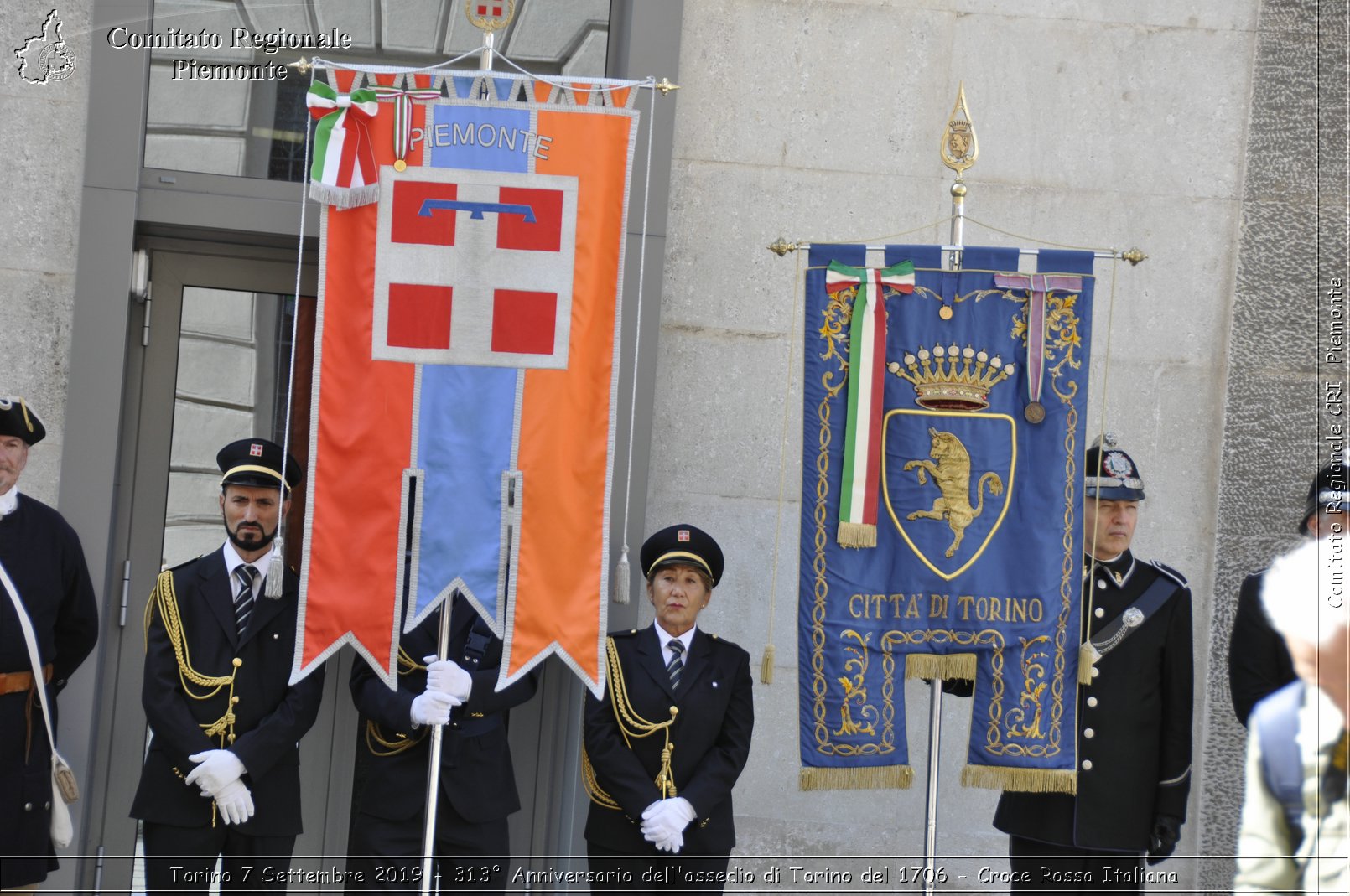 Torino 7 Settembre 2019 - 313 Anniversario dell'assedio di Torino del 1706 - Croce Rossa Italiana