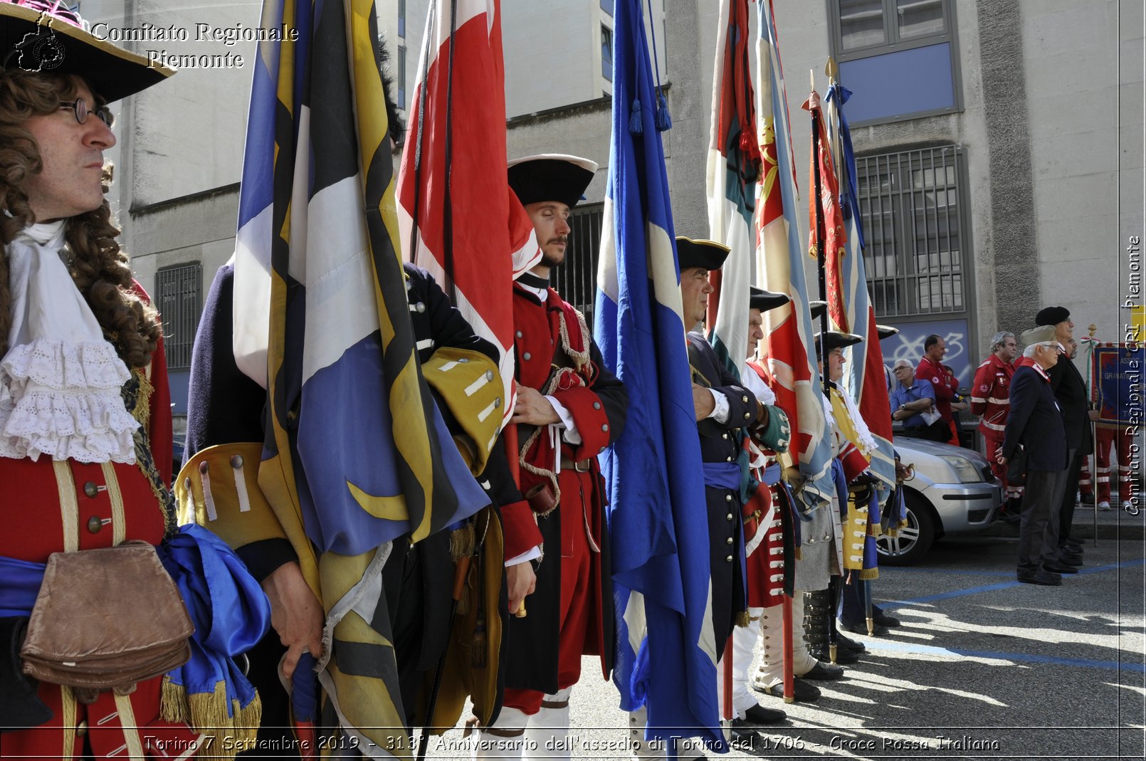 Torino 7 Settembre 2019 - 313 Anniversario dell'assedio di Torino del 1706 - Croce Rossa Italiana