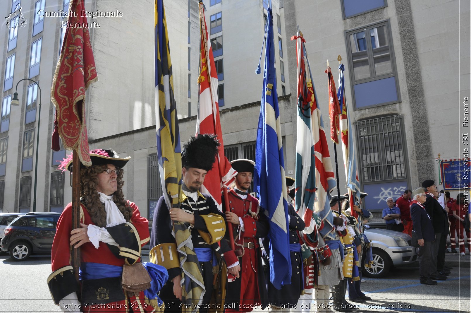 Torino 7 Settembre 2019 - 313 Anniversario dell'assedio di Torino del 1706 - Croce Rossa Italiana