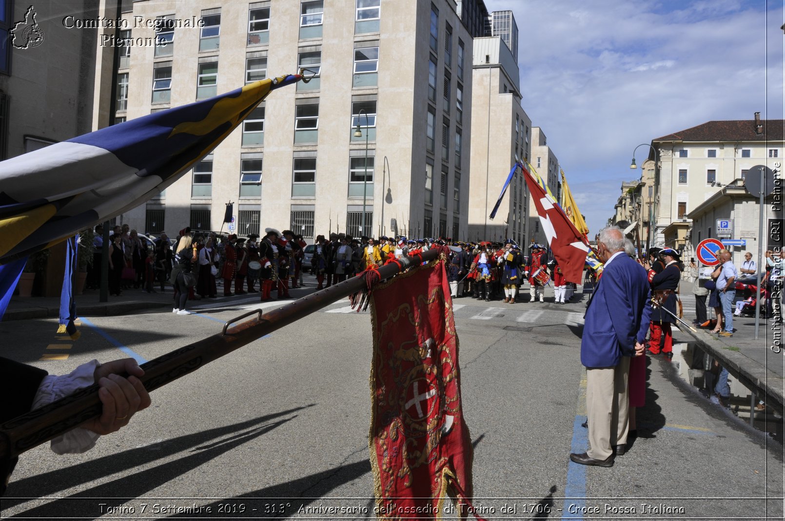 Torino 7 Settembre 2019 - 313 Anniversario dell'assedio di Torino del 1706 - Croce Rossa Italiana