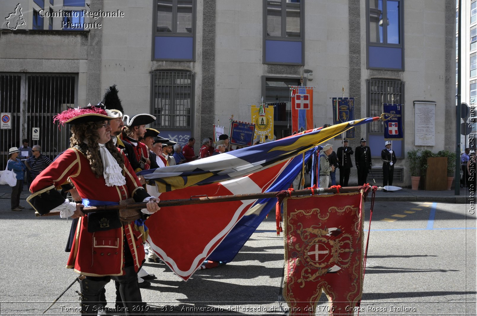 Torino 7 Settembre 2019 - 313 Anniversario dell'assedio di Torino del 1706 - Croce Rossa Italiana